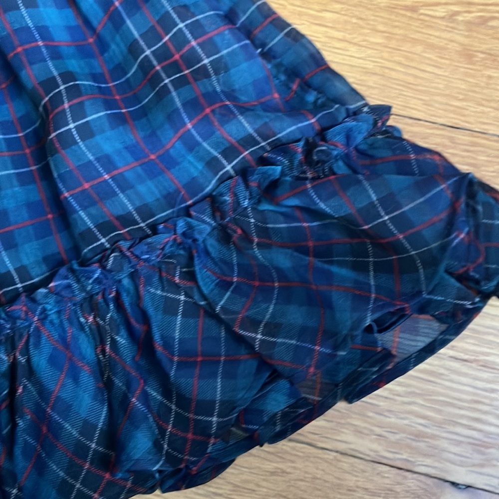 Mint Condition Ralph Lauren Plaid Ruffle Dress 4T - Picture 4 of 6